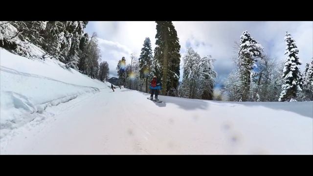 Красная Поляна || Сломал палец на Роза Хутор / Insta360 x3