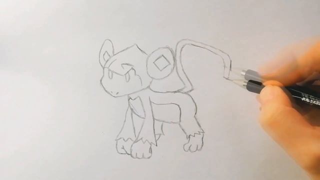 Как нарисовать покемона из игры Дудл Ворлд Роблокс /How to Draw Doodle World Skrappey /DOODLE WORLD смотреть онлайн