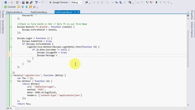 Part 3 - How to create a login page using AngularJS in MVC application смотреть онлайн