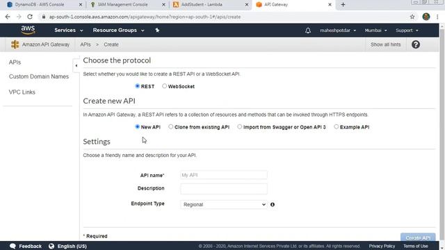 DynamoDB - IAM - Lambda Function - API Gateway - POST Method - Part II смотреть онлайн