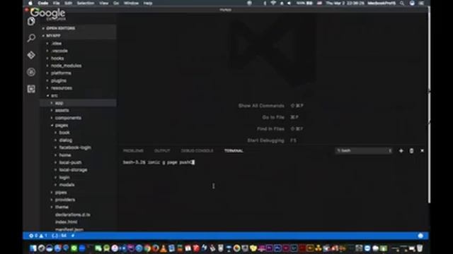 ionic2 online course Push Notification FCM смотреть онлайн