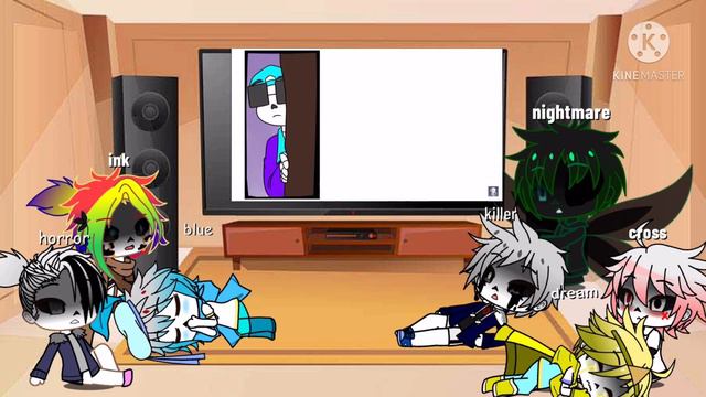 Sans Au’s React To Ink And Error(errorink + A Lil Cream)
