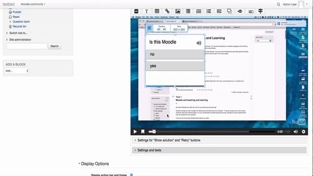 HVP Moodle Module - Interactive Video смотреть онлайн