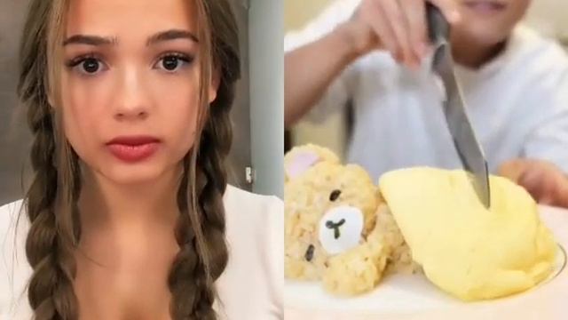 Валя Карнавал реагирует на вкуснятину 💗 смотреть онлайн