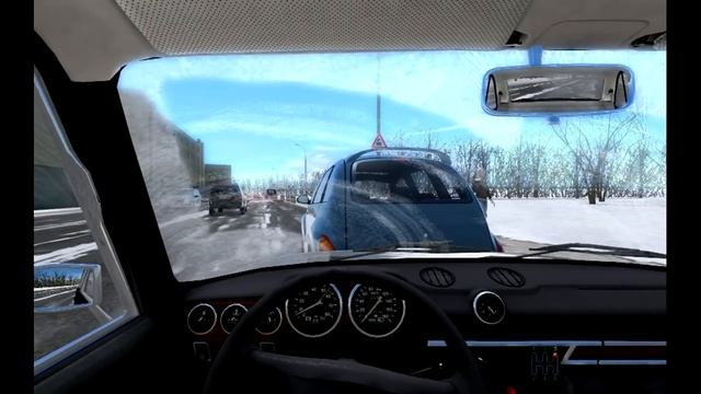 3D Инструктор 2. Зимняя физика авто. City Car Driving. Wintry mod physics. смотреть онлайн