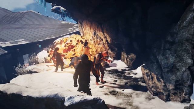 Fiery Ninja Burn and Bombing Everyone on Mountain Path Hokkaido смотреть онлайн