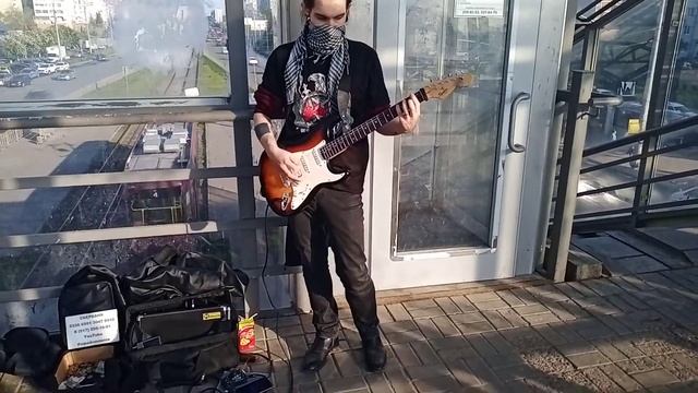 Slayer "When The Stillness Comes" разминка кавер на Мосту Проспект Победы. Kazan смотреть онлайн