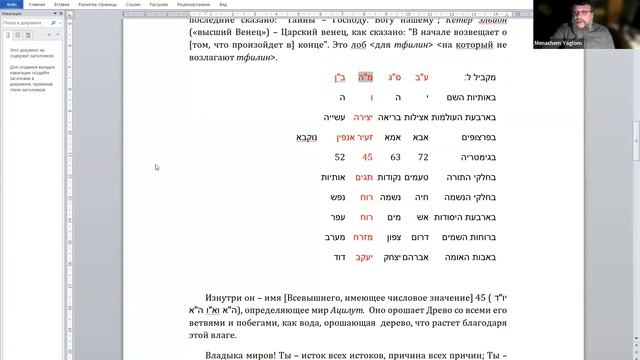 Лекция 6 из курса Менахема Яглома "Язык еврейской мистики" (Понятия испанской каббалы, продолжение) смотреть онлайн