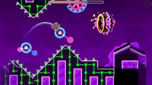 Geometry Dash - Hexagon Force Level Complete! смотреть онлайн