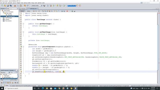 Java Swing - Image Inside Text смотреть онлайн