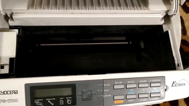 KYOCERA FS-1700 / How To Remove and Install TONER смотреть онлайн