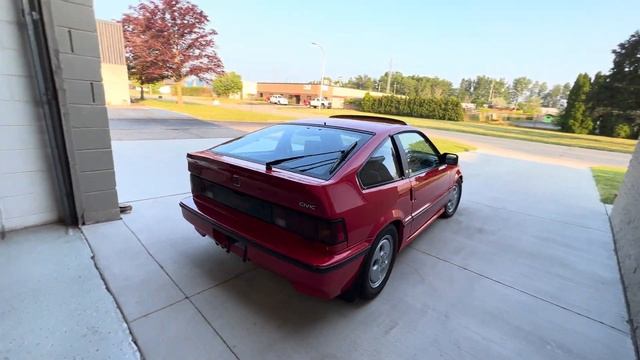 1987 Honda Civic CRX Si Walk Around And Driving POV