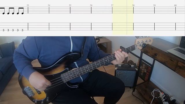 Nine Inch Nails - The Hand That Feeds - Bass Cover + Tabs смотреть онлайн