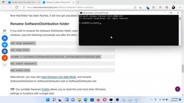 Modern Setup Host high CPU or Memory usage on Windows 11/10