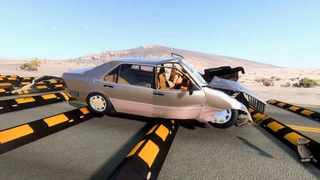 CARS VS 100 TRIANGULAR SPEED BUMPS #72 - BEAMNG DRIVE | PRONEXA BEAMNG смотреть онлайн