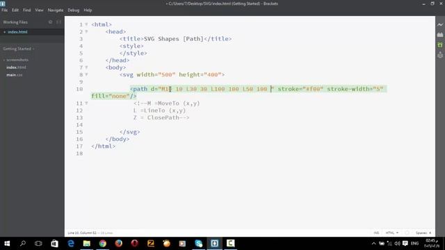 8 - ( SVG Tutorial ) Path In SVG