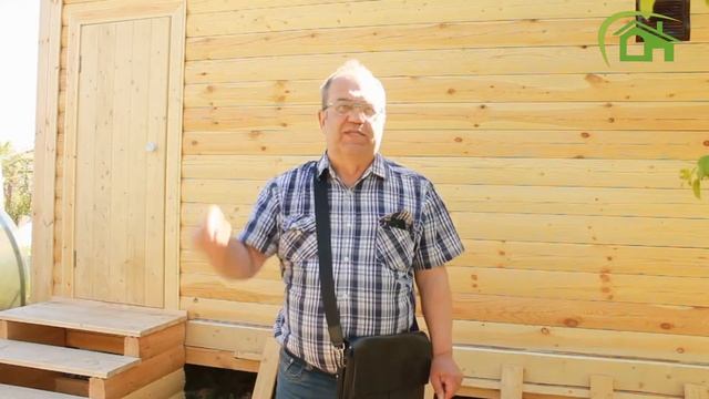 Строительство брусовой бани 3х5 СНТ "Березка" ||| СК Дачник смотреть онлайн