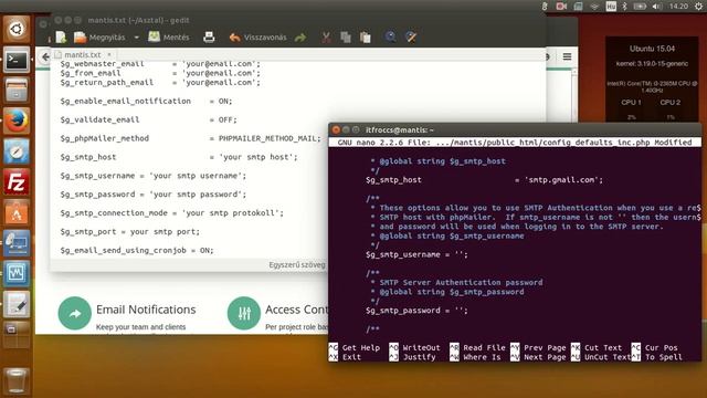 MantisBT install - Ubuntu 14.04 LTS - 15.04 server | ITFroccs.hu смотреть онлайн