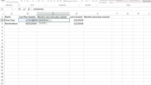 Cell Highlighting based on Months Passed using Excel DATEDIF смотреть онлайн