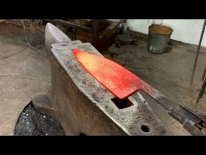 Изготовление Сербского шеф ножа. Товарищество Завьялова.