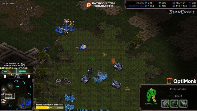 BSL16 RO.8 OyA vs Mihu | best-of-three |StarCraft BroodWar Remastered | Bombastic StarLeague смотреть онлайн