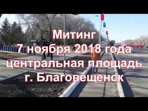 Митинг 7 ноября 2018 года в Благовещенске смотреть онлайн
