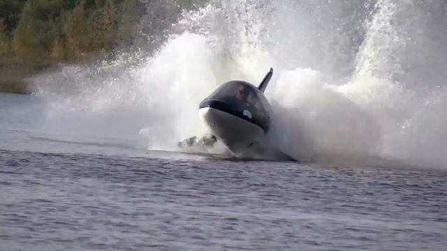 Подводный катер - субмарина Seabreacher. Тест на пироговке! смотреть онлайн