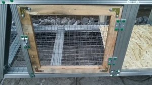 Клетка для кроликов из профиля, сетки и фанеры/Дом в Сибири