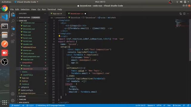 isRef , isReactive & toRefs | #25 | Composition API | Vue Js 3 Tutorial in Hindi смотреть онлайн