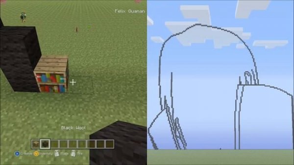 Minecraft Pixel Art Tutorial - Itachi Uchiha Part 1