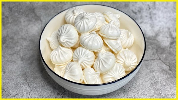 Безе на Швейцарской Меренге! Всего 3 яйца и полная тарелка безе! Безе для украшения торта! Безе!