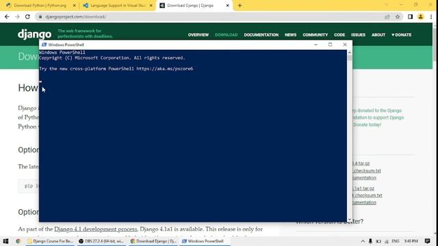 Install VS CODE & Django Project | Django Tutorial For Beginners смотреть онлайн