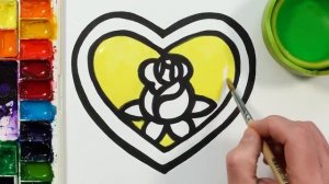 Рисуем фломастерами. Простой милый рисунок. Рисование для детей