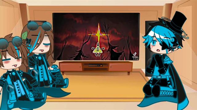 Reverse Falls Reacts to Bill Cipher|| Gacha Club|| Short || First Video || смотреть онлайн