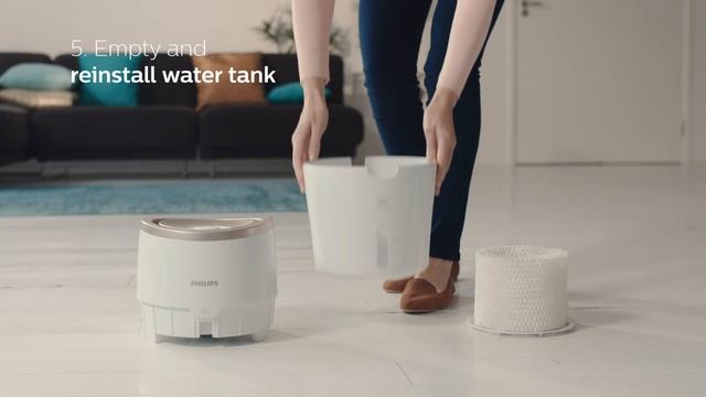 How to Maintain the Wick of Your Humidifier | Philips | Air Humidifiers смотреть онлайн