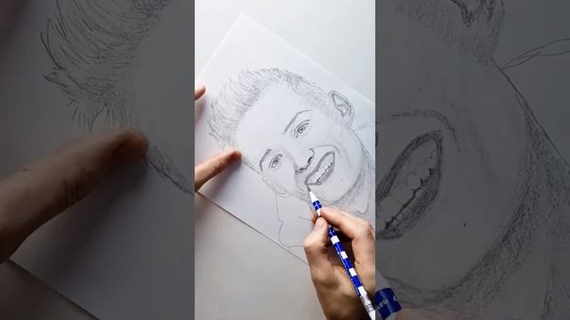 Как нарисовать Илью Милохина, портрет карандашом / How to draw Ilya Milokhin, pencil portrait смотреть онлайн