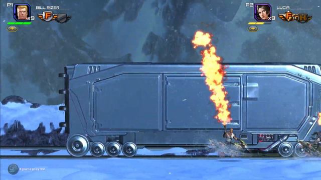 Contra Operation Galuga 2 Player Co - OP Full Game Walkthrough Gameplay смотреть онлайн