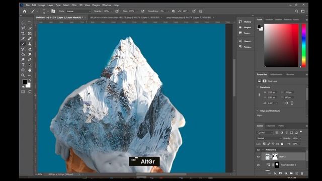 Image Manipulation with Ice cream I #photoshop #youtube смотреть онлайн