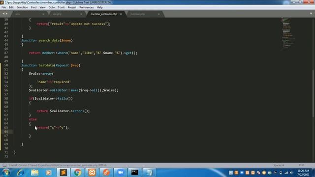 Laravel-API Validation смотреть онлайн