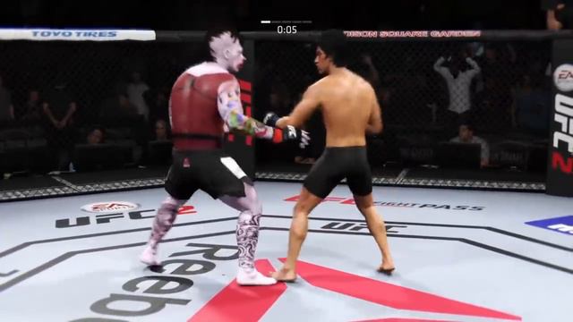 Leatherface vs. Bruce Lee (EA sports UFC 2) смотреть онлайн