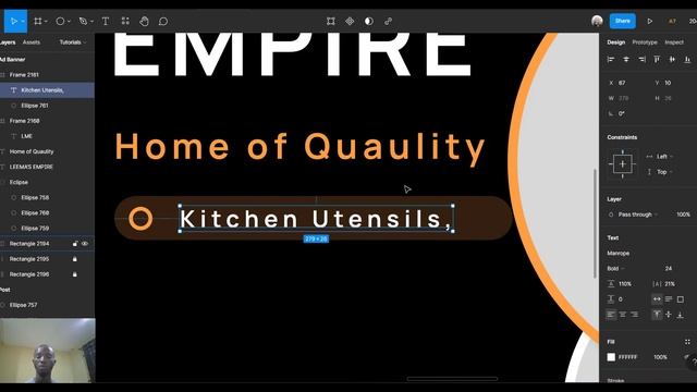 Design Simple Flyer Instagram Banner in Figma (Figma Tutorial) смотреть онлайн
