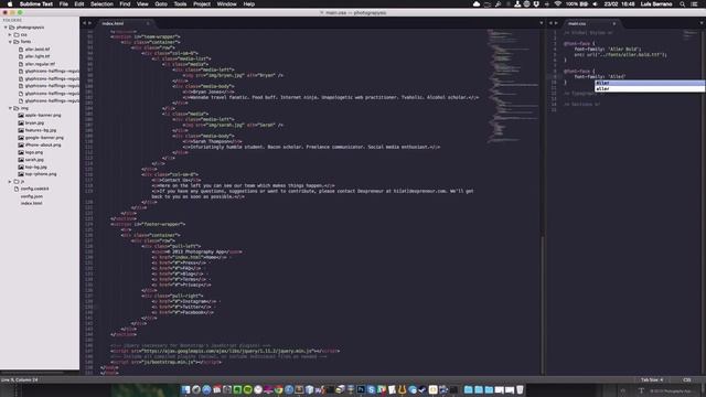 Series: psd to html5 css3 using twitter bootstrap 3 - part 09 смотреть онлайн
