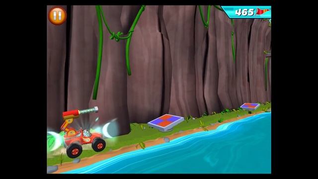Blaze Obstacle Course - Blaze Transforming to Shark смотреть онлайн