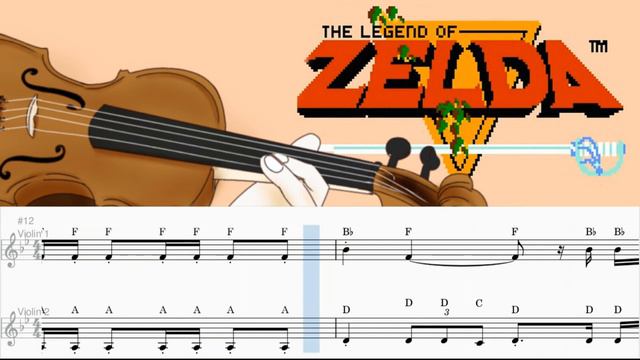 The Legend Of Zelda Overworld Theme Violin Sheet смотреть онлайн