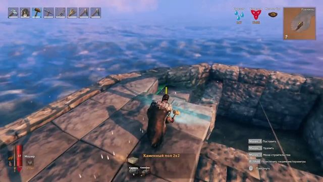 Valheim guide - Храм комфорта в океане (Base Building Timelapse) смотреть онлайн