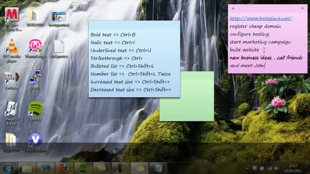 Sticky Notes Windows Desktop Program смотреть онлайн