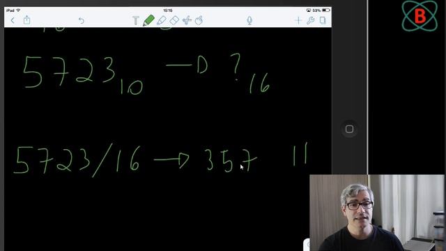 Como converter números da base 10 para a base 16 (decimal para hexadecimal) смотреть онлайн