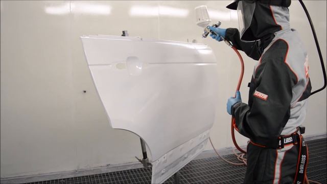 SATA 100 BF RP applying sealer (wet on wet) смотреть онлайн