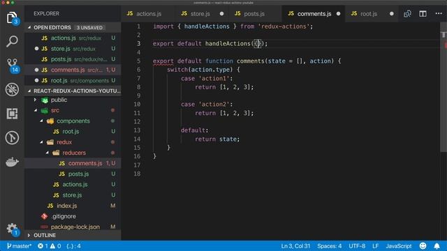 react redux-actions parte 1: estructura de proyecto смотреть онлайн