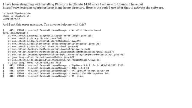 Ubuntu: Problem installing phpstorm 7 in ubuntu 14.04 смотреть онлайн